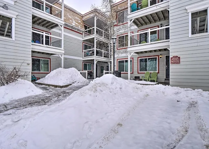 Walk To Lifts: Main Street Breck Condo W/ Mtn View